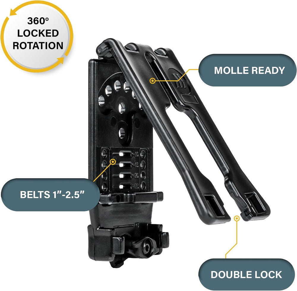Hero's Pride MOLLE Tourniquet Holder - Open Universal Flex Polymer Tourni...