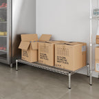 24" Deep x 48" Wide x 8" Height Wire Shelving Kit | 1-Tier | NSF Commercial Storage Rack Unit