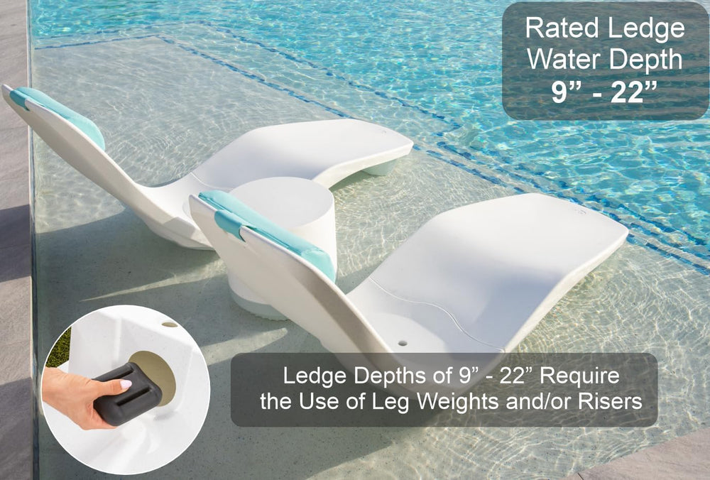 Tenjam Laylo in Pool Lounge Chairs for Sun Shelf Set of Two, Pool Chairs and ...