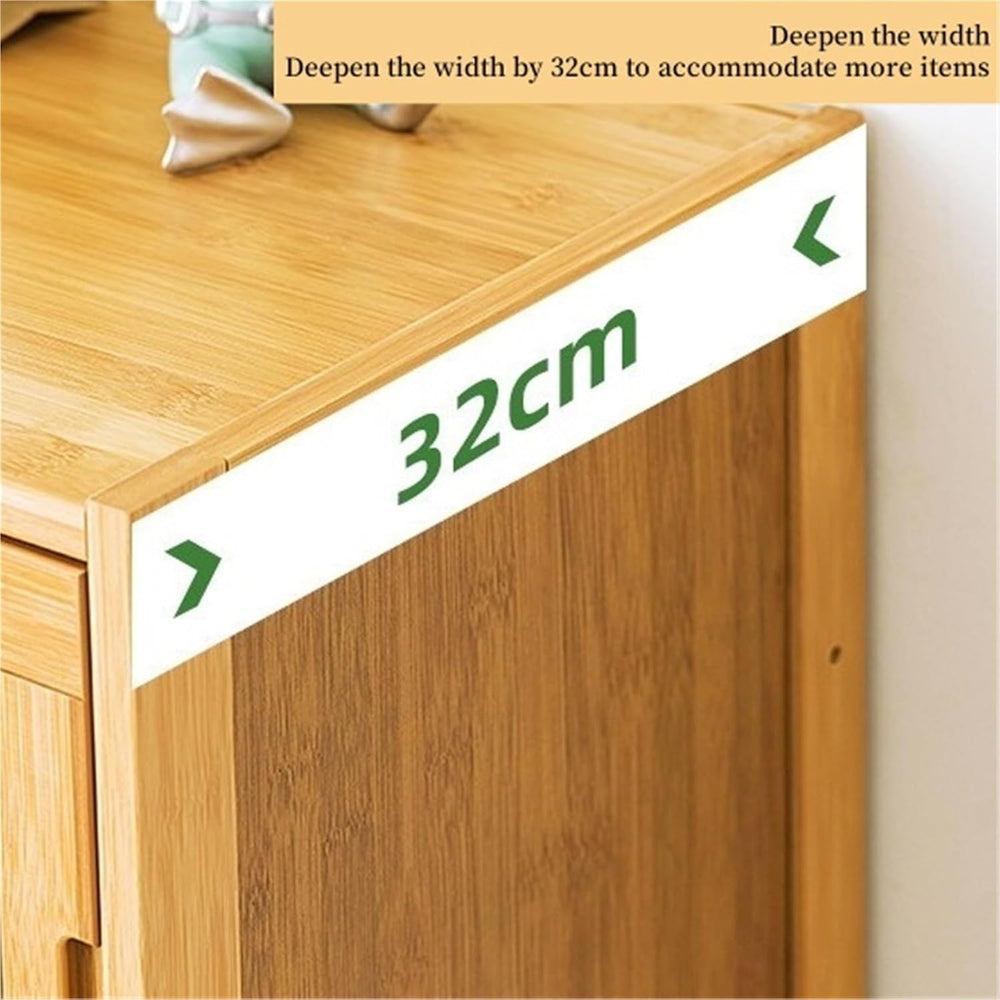 Narrow Kitchen Pantry Cabinet with Doors Storage Rack for Spices Free Standin...