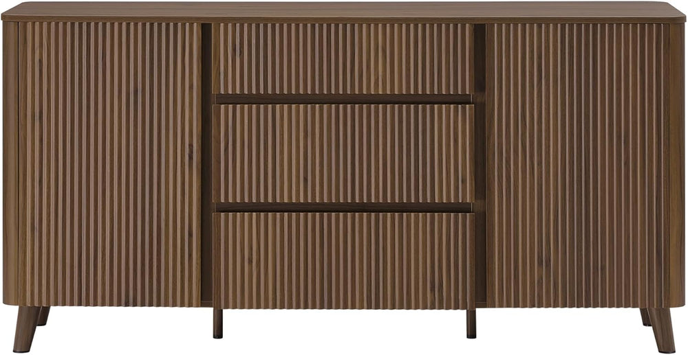 CHITA 62" Sideboard Buffet Cabinet with Storage, Living Room Accent Cabi...