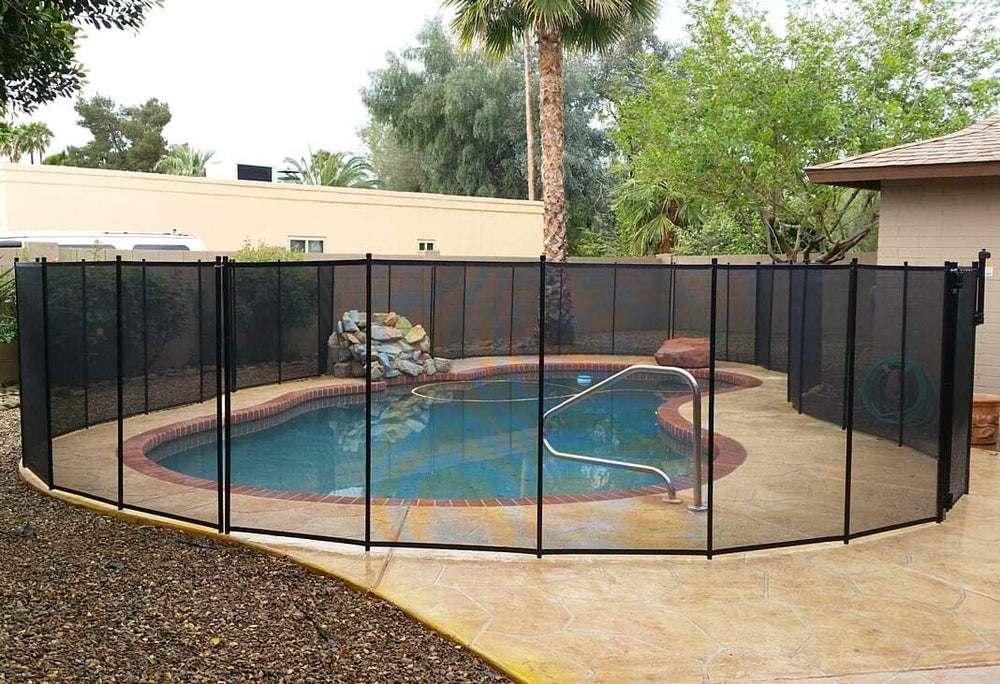 VINGLI Pool Fence 4Ft x 96Ft, Swimming Safety Fencing for Inground Pools