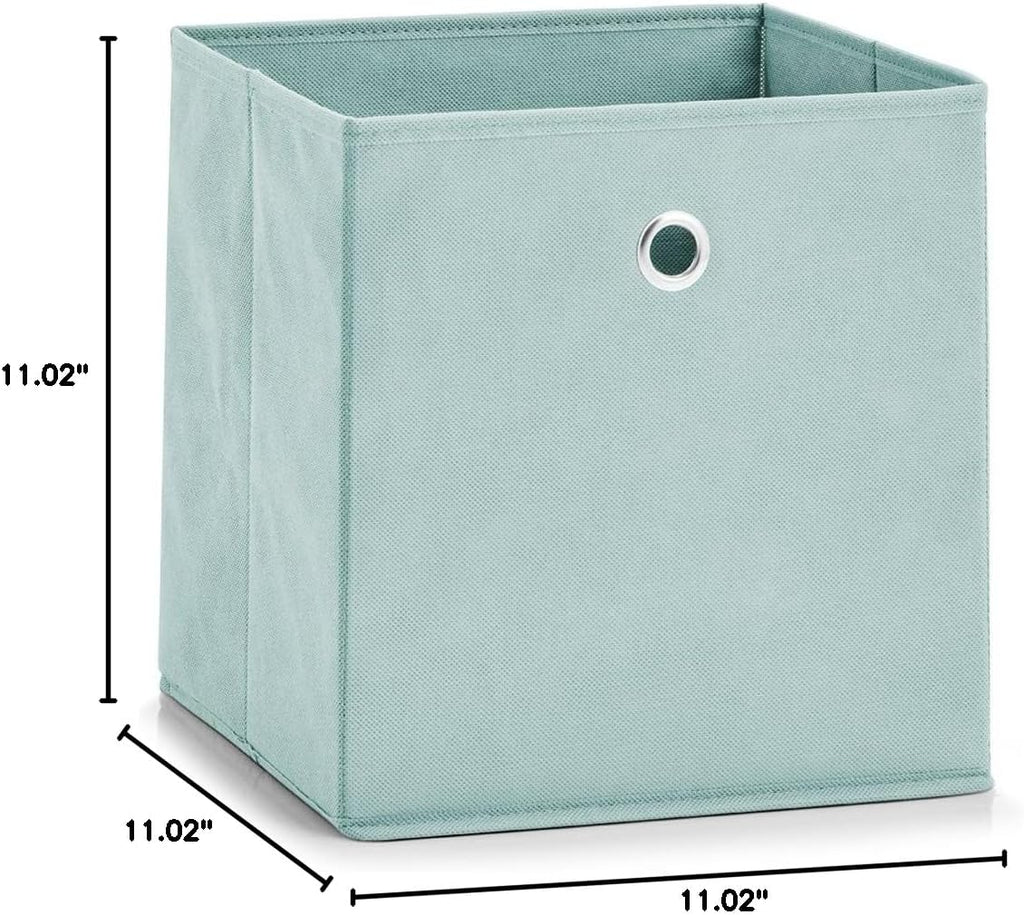 Zeller 14421 Storage Box Non-Woven Approx. 28 x 28 x 28 cm Mint