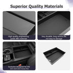 Center Console Organizer Compatible with 2023 2024 2025 Honda Pilot & 2024 2025 Ridgeline & 2024 2025 2026 Honda Passport Accessories Armrest Console Organizer Armrest Organizer Insert Tray (Black B)