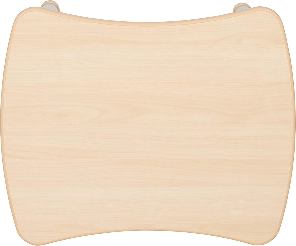 Flash Furniture Wren 21.875"W x 26.625"L Rectangular Natural Plastic Height Adjustable Activity Table
