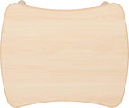 Flash Furniture Wren 21.875"W x 26.625"L Rectangular Natural Plastic Height Adjustable Activity Table
