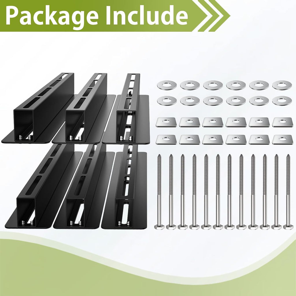 Heavy Duty Ceiling Storage Rack,Overhead Garage Storage Rack,Powder Coated Tote Storage Racks for Garages, Sheds, Storerooms (6 PCS, for 5 Bins)