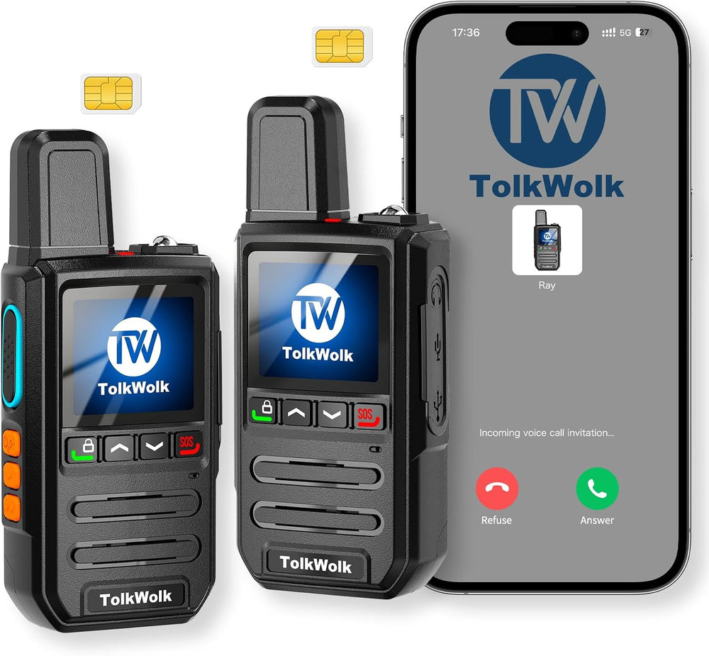 Lifetime Free Rapid Walkie Talkies Long Range Radio for Team,Outdoor,Family