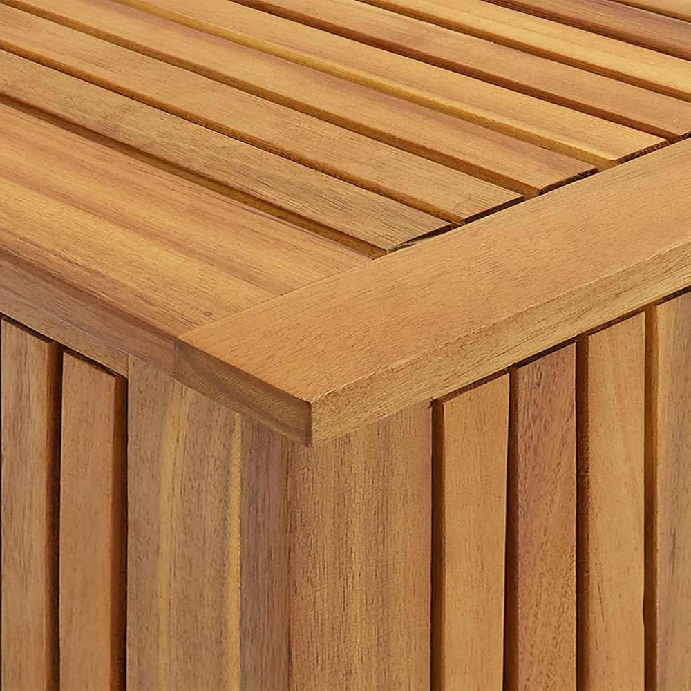 Gecheer Wooden Storage Box, Garden Storage Bench with Water-Resistant Bag, 60...