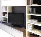 Meliconi 469105 75 x 35 cm Rotobase Elite L Stand for TV - Black
