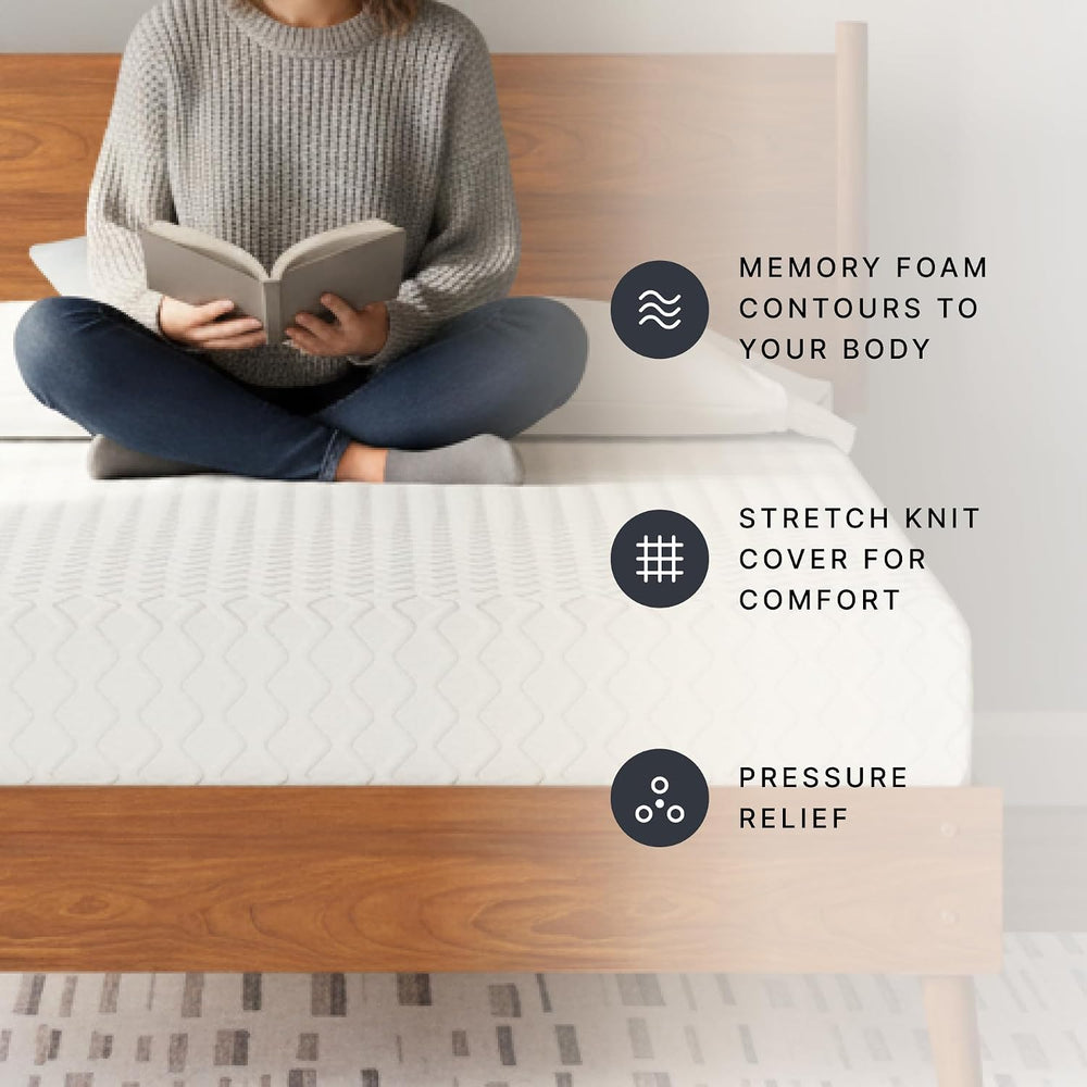 Signature Design by Ashley 12 Inch Memory Foam Queen Mattress in a Box