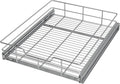 Pull Out Cabinet Organizer 17" W X 17" D, Slide Out Drawers For Kitchen Organizers and Storage, Pull Out Drawers For Cabinets Capacity Heavy Duty Caddy, Cabinet Shelves Chrome-Plated, Bathroom Pantry