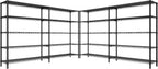 REIBII 70" W Storage Shelves Heavy Duty Load 1600LBS, Metal Shelving 5-Tier Wire Shelving Unit Metal Shelves for Storage Adjustable Shelving Rack for Pantry Kitchen 70" W*15.8" D*72.4" H, 2 Pack