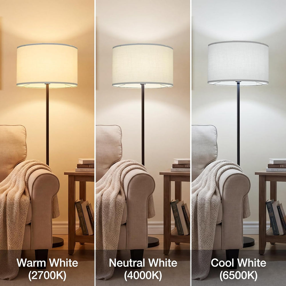 White Drum Lamp Shade 16" Top x 16" Bottom x 10" High, Large L...