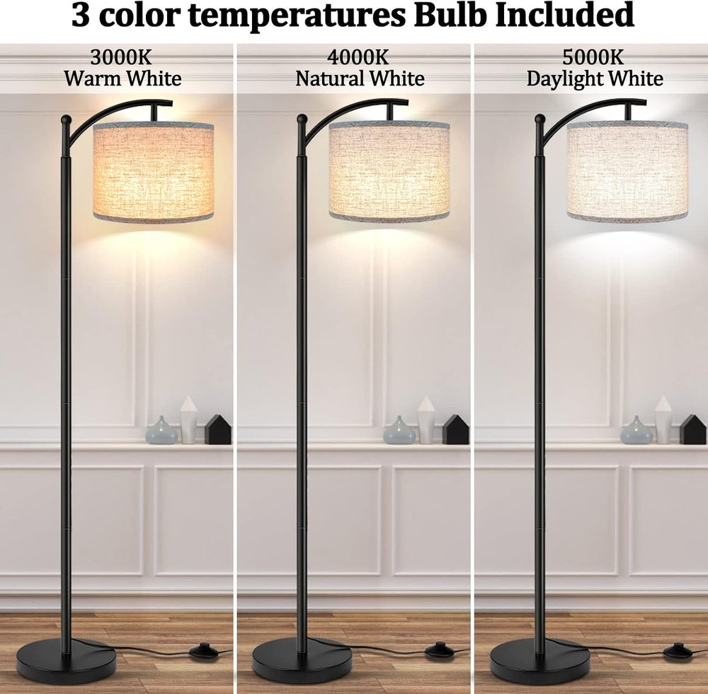 ROTTOGOON Floor Lamp for Living Room with 3 Color Temperatures LED Bulb, Stan...