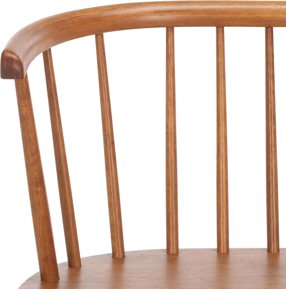 SAFAVIEH Furniture - Blanchard Spindle Bench - Honey - Solid Wood - Classic W...