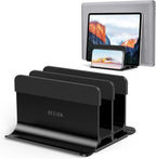 BESIGN LS13 Vertical Laptop Stand Holder for Desk, 4 in 1 Desktop Stand Holder for Laptops, Tablets, Smart Phones