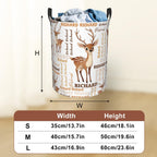Custom Name Laundry Hamper, Personalized Laundry Baskets with Name for Boys Girls Women Men, Customized Collapsible Dirty Clothes Hamper Easy Storage Gifts for Bedroom Bathroom Living Room
