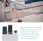 3 Slot Adjustable Remote Control Holder Wall Mount, TV Remote Box Hollow Bottom Slot Easy Phone Charging, Self Adhesive Remote Holder,Wall Pen Holder Storage Accessories for Home Office School (White)