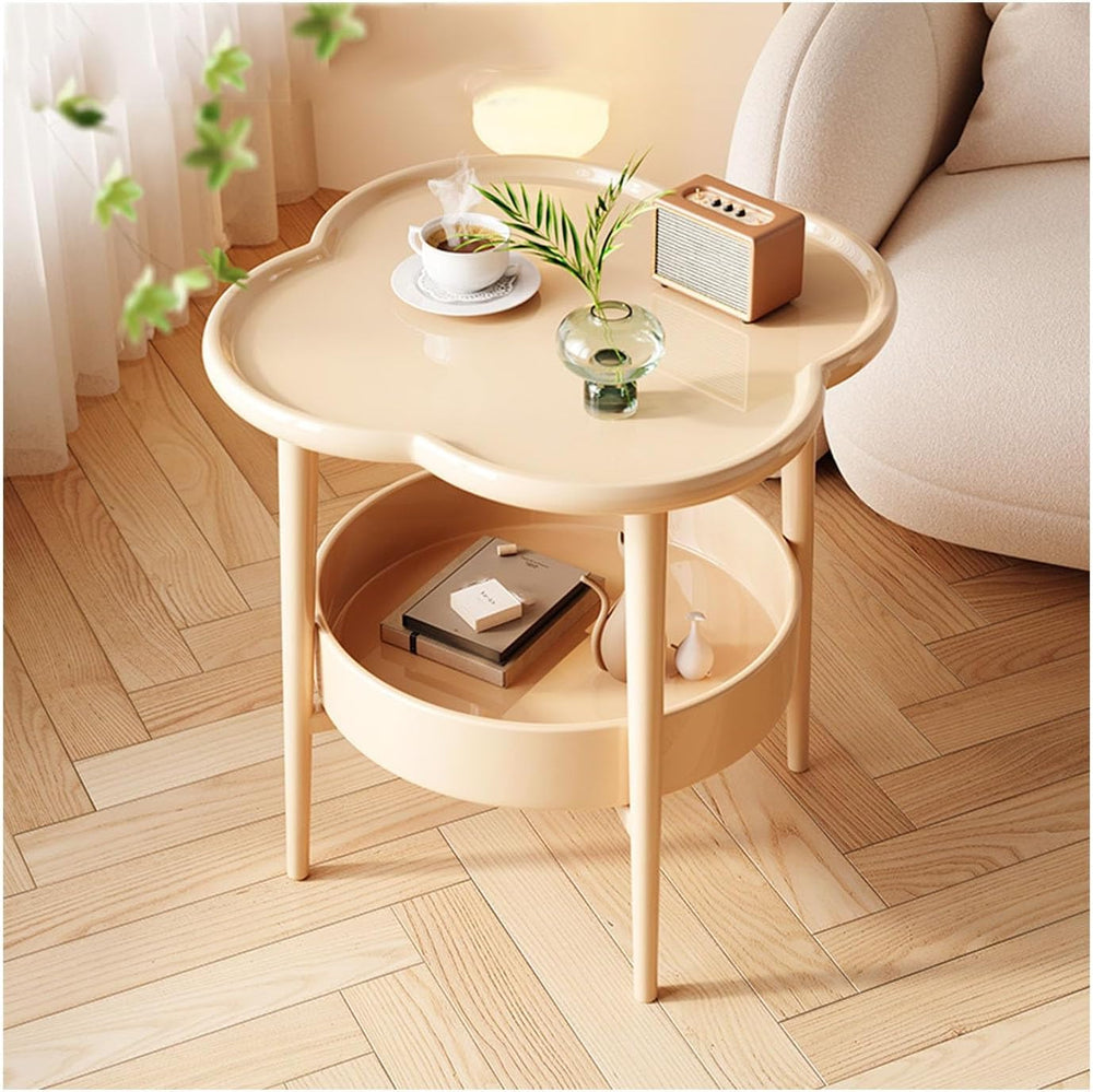 Sofa Side Table, Small Living Room Table, Tea Cabinet, Bedside Table for Smal...