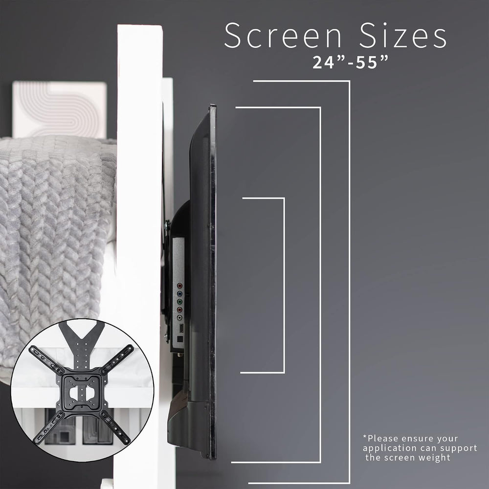 VIVO TV Hanger Bracket for 24 to 55 inch Flat and Curved Screens, Light Weigh...