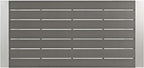 Modway Shore Aluminum Outdoor Patio 60" Rectangle Bar Table in Silver Gray