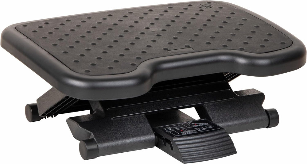 Mind Reader Adjustable Foot Rest with Elastomer Pad for Comfort and Support, ...