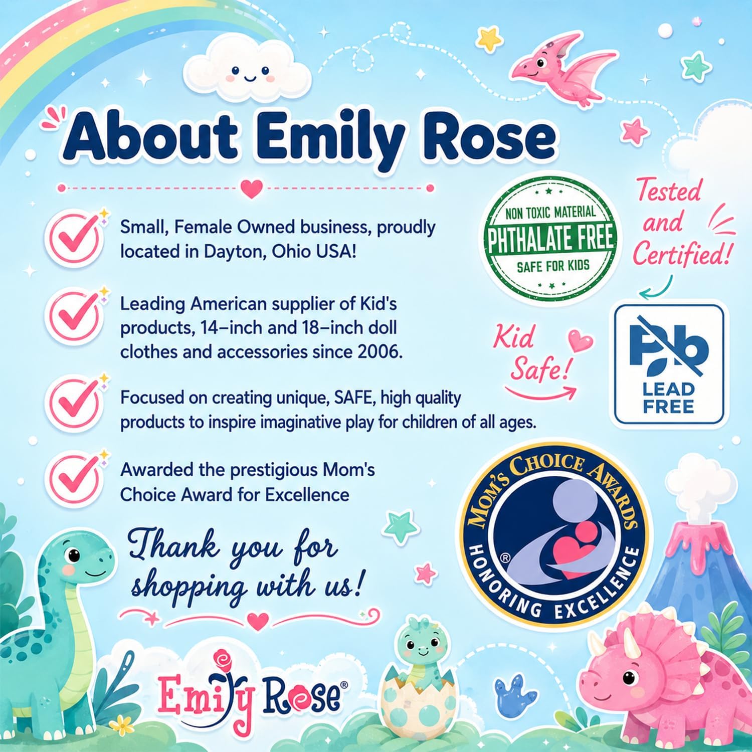 Emily Rose Playful Dinosaurs Kids Folding Camp Chair - Lightweight Portable Toddler Beach Chair Ages 2-7 with Safety Lock Cup Holder Carry Case 125 lb Capacity for Boys Girls Indoor Outdoor Adventures