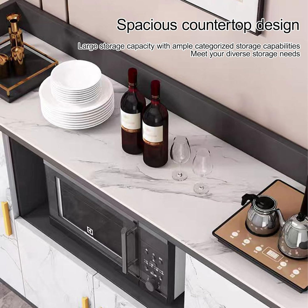 Sideboard Buffet, Wide Pantry Storage Cabinet, Tall Kitchen Storage Cabinet w...