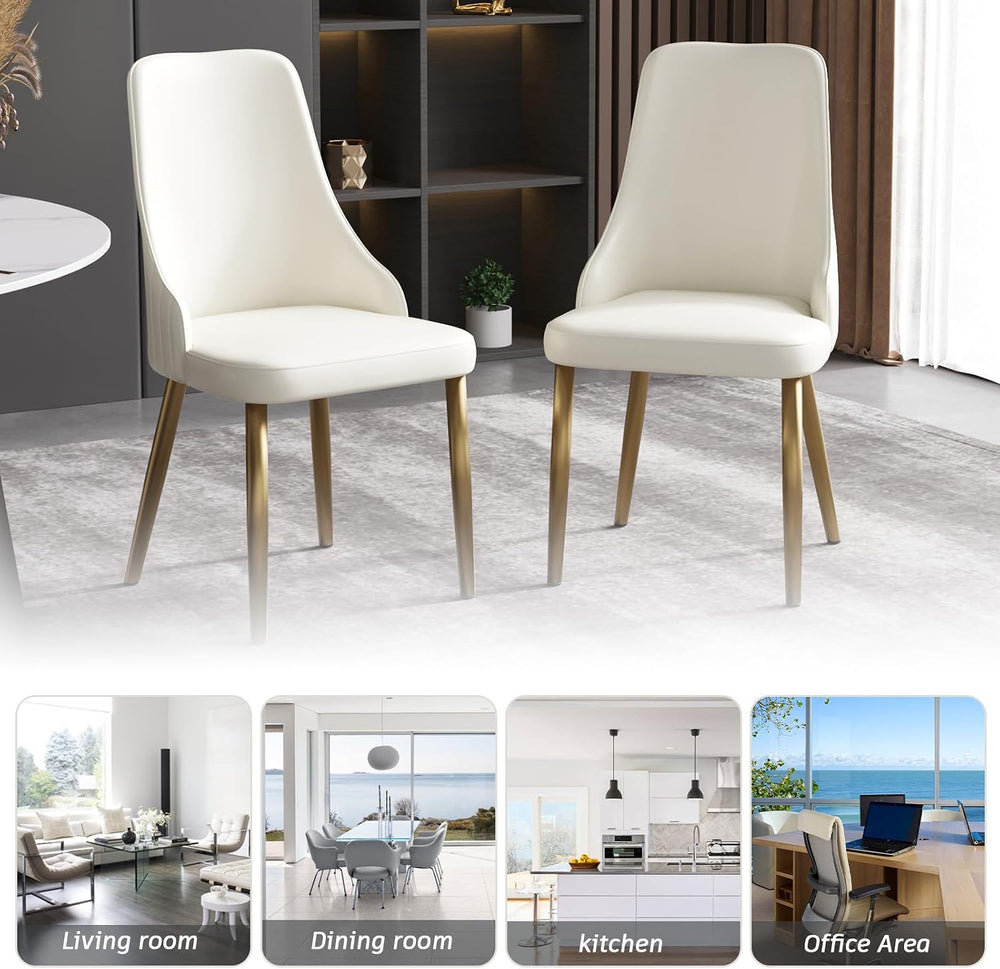 Upholstered Dining Chairs Set of 4,36.6" Modern Accent Dining Chair with...