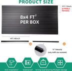Slat Wall Paneling Garage Slat Wall Storage Systems, Slatwall Panels 4'x8' Slate Board Tool Organization, PVC Panels Organizer Black Slatwall Garage Storage & Organization Products