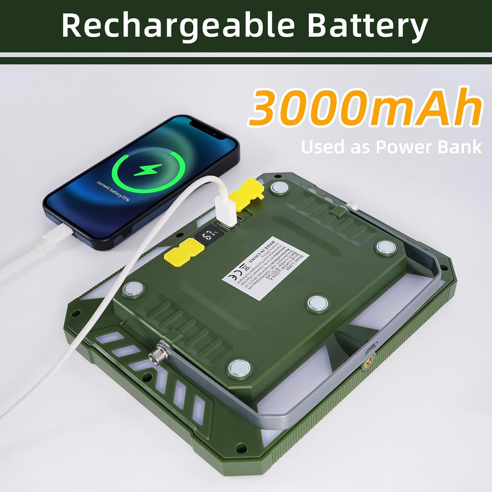 3000LM Camping Lights, Rechargeable Camping Lantern for Power Outages,