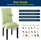 Chair Covers, Stretch Kitchen Chair Covers/Dining Room Chair Covers Set of 6, Removable Washable Dining Chair Slipcovers for Home, Hotel, Banquet