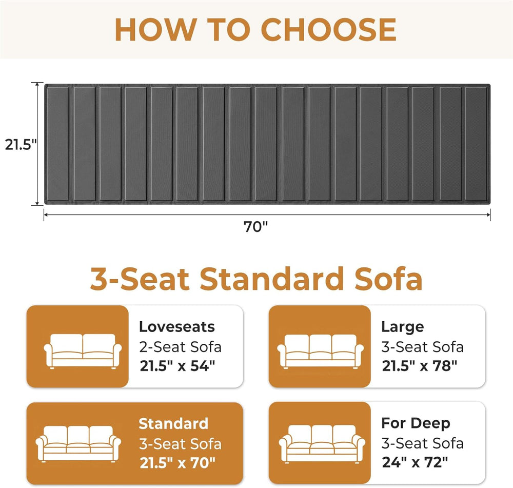 Heavy Duty Couch Cushion Support Board for Sagging Sofa, 21.5''x70...
