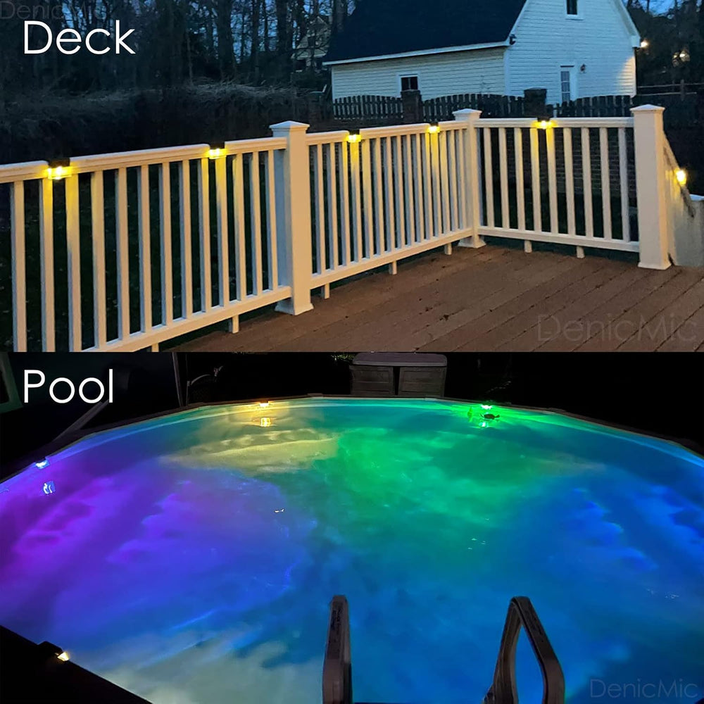 DenicMic Deck Lights 16 Pack + Deck Lights 6 Pack
