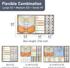 DIMJ Drawer Organizer Clothes Storage - 24 Pack Baby Dresser Organizer for Nursery, Small Fabric Closet Drawer Organizer Bins for Underwears Socks, Foldable Storage Dividers Organization for Bedroom
