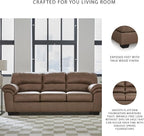 Signature Design by Ashley Walker Point Contemporary Sofa with Removable Cushion, Light Brown