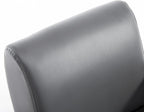 Qaba Kids Sofa Rocking Chair with Side Pocket Toddler Chair Grey | Toddler Armchair, PU Leather, For Children