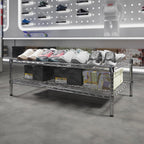 24" Deep x 42" Wide x 14" Height Wire Shelving Kit | 2-Tier | NSF Commercial Storage Rack Unit