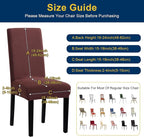 Dining Room Chair Covers - Stretch Kitchen/Dining Room Set of 4, Removable Washable Slipcovers for Home, Hotel, Banquet
