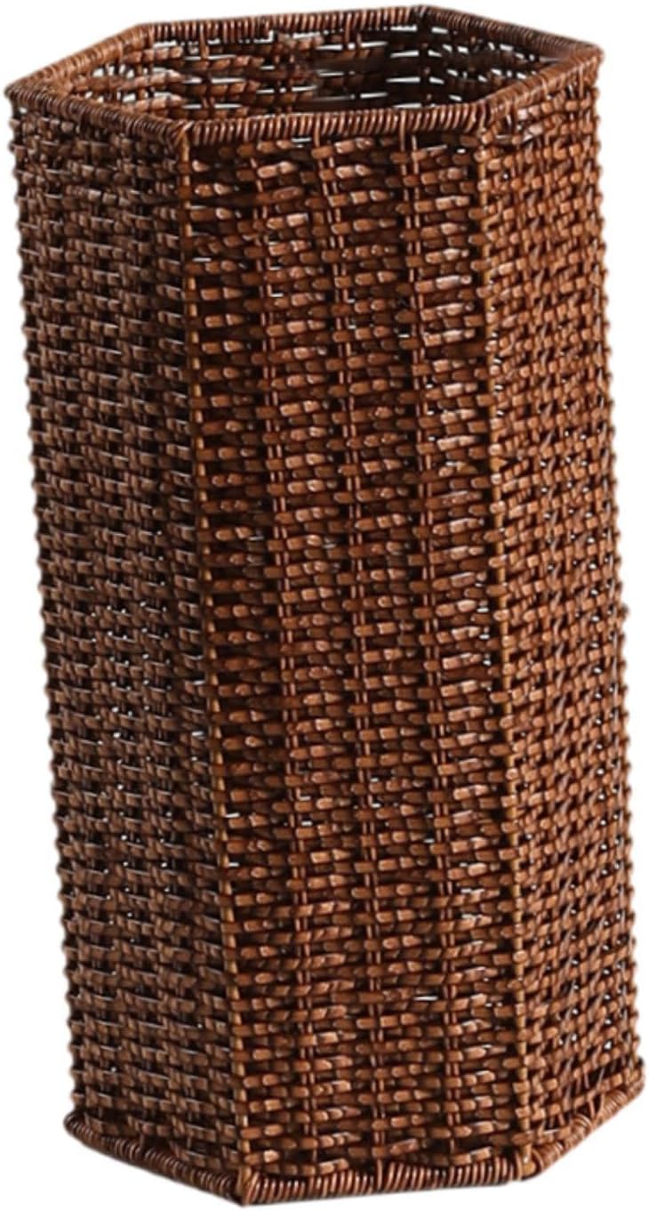 Organizer Umbrella Rack Sturdy Trendy Portable Decor Handwoven Basket Storage Bucket for Hallway Housewarming Gift Entryway, Hexagon