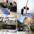 MAXYOYO Japanese Floor Mattress Futon Mattress, 4" Thicken Tatami Mat Sleeping Pad Foldable Roll Up Mat Boys Girls Dormitory Pad Kids Floor Lounger Pillow Bed, Charcoal Grey, Queen Size