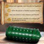 Da Vinci Code Numeric Cryptex Money Puzzle Box for Cash Gift, Jewelry Box with Hidden Compartment, Unique Puzzle Gift for Adults Brain Teaser Valentine’s Day Wedding & Anniversary Present