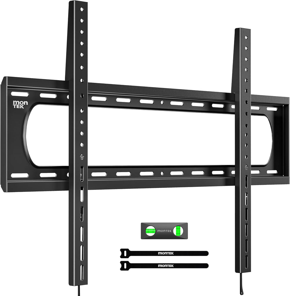 monTEK Heavy Duty Fixed TV Wall Mount for 60-120 Inch TVs up to 300 lb | Ultr...