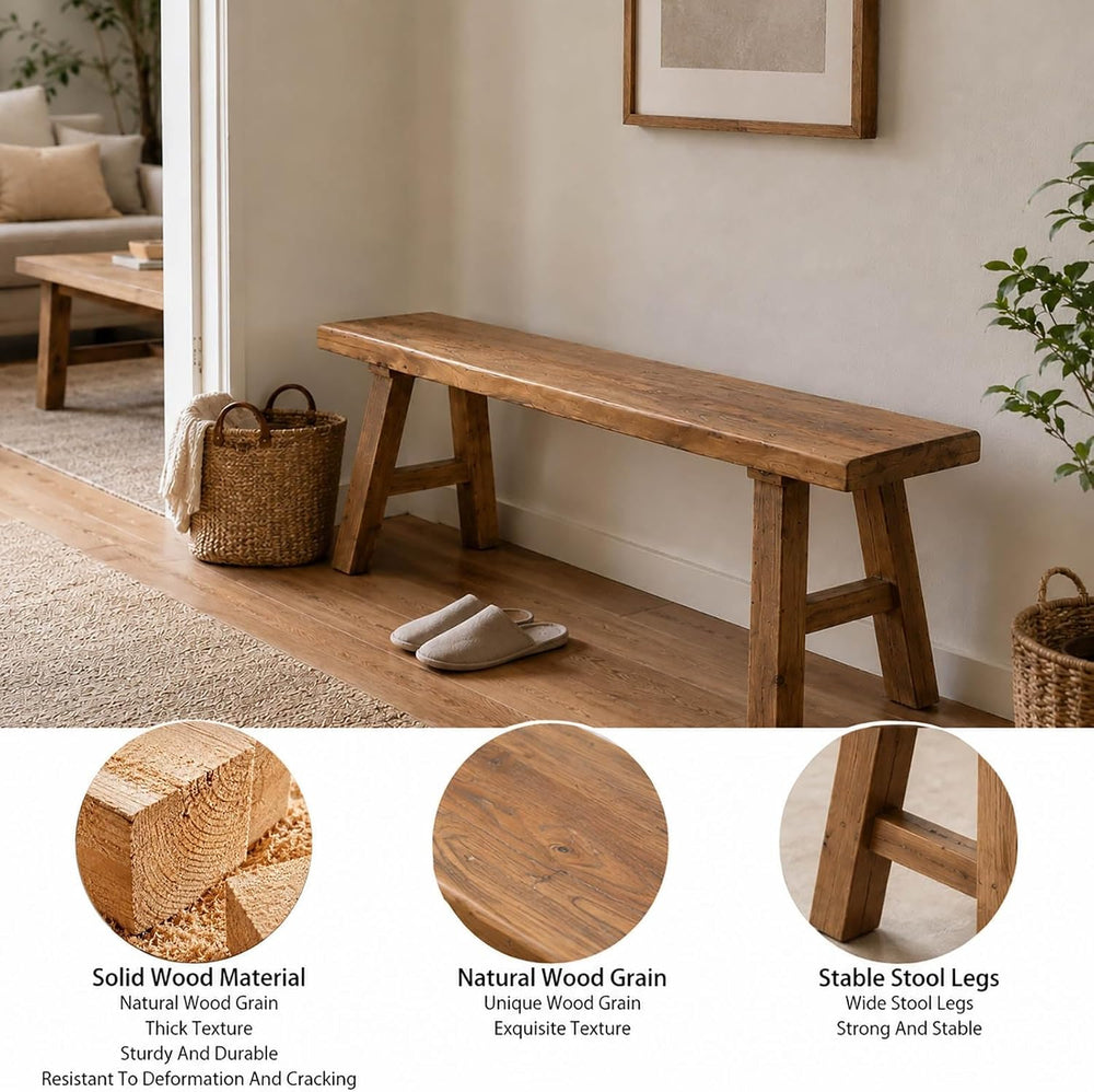 Narrow Bench For Entryway Skinny Hallway Shoe Benchs End Of Bed Slim Farmhous...