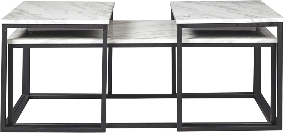 Signature Design by Ashley Donnesta 3 Piece Nesting Coffee Table Set | Space ...