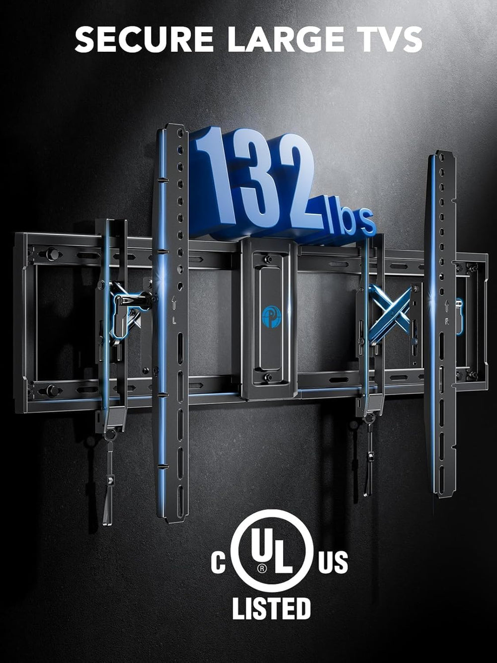 Pipishell Advanced Tilt TV Mount for 42–90 inch TVs up to 132 lbs | TV Mount ...