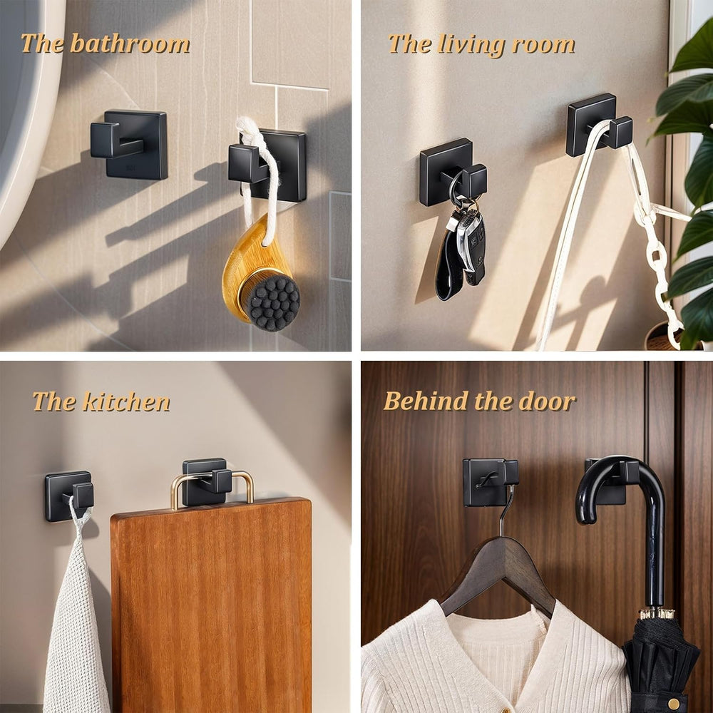 10 Pieces Bathroom Hardware Accessories Set 16 Inch Wall Mounted Towel Bar Se...