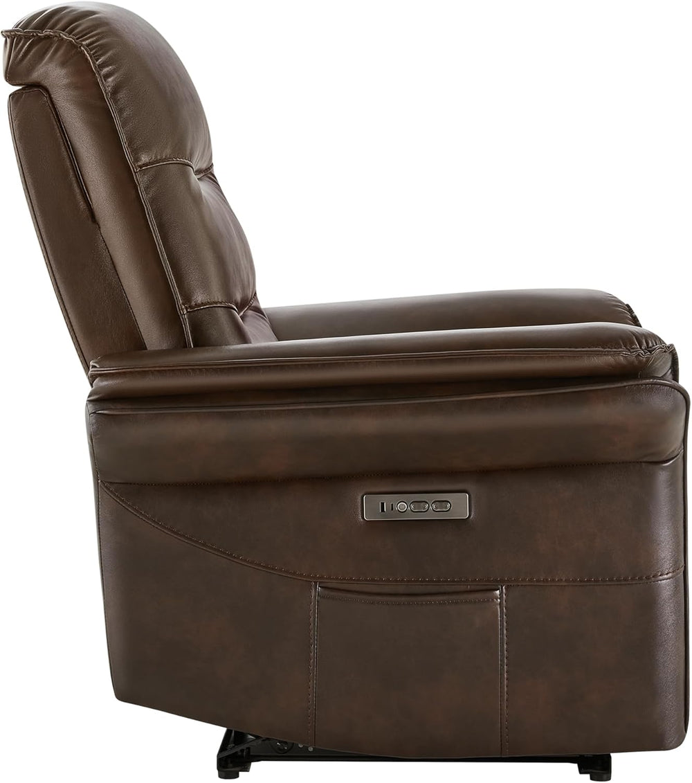 KISLOT Dual Motor Power Recliner Chair,Zero Gravity USB & Type-C, Espresso