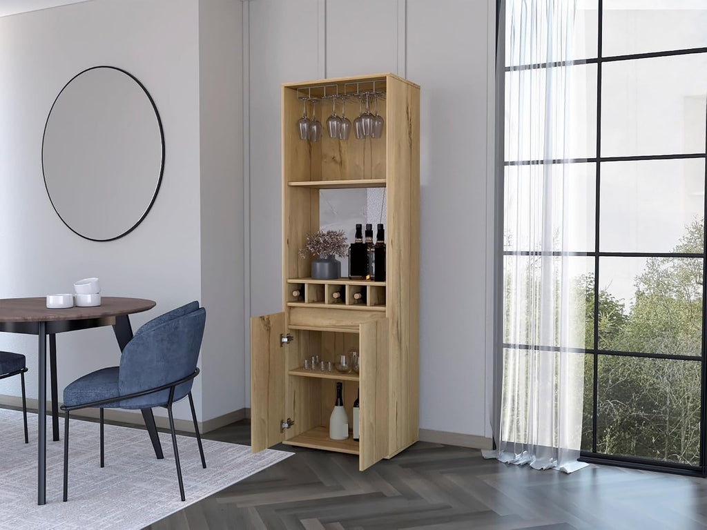 Wine Cabinet W/Shelf, Freestanding Pantry Sideboard for Kitchen Living Room,for Kitchen Home